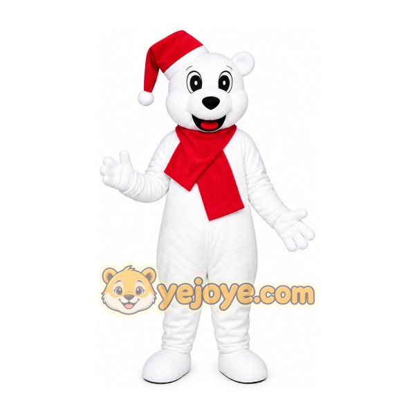 Christmas Bear Mascot Costume