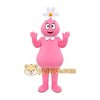 Pink Flower Character Mascot Costume