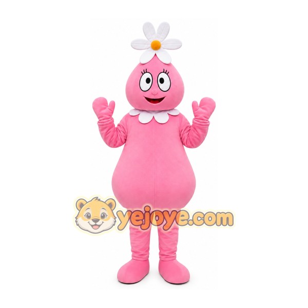 Pink Flower Character Mascot Costume