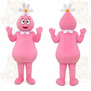 Pink Flower Character Mascot Costume
