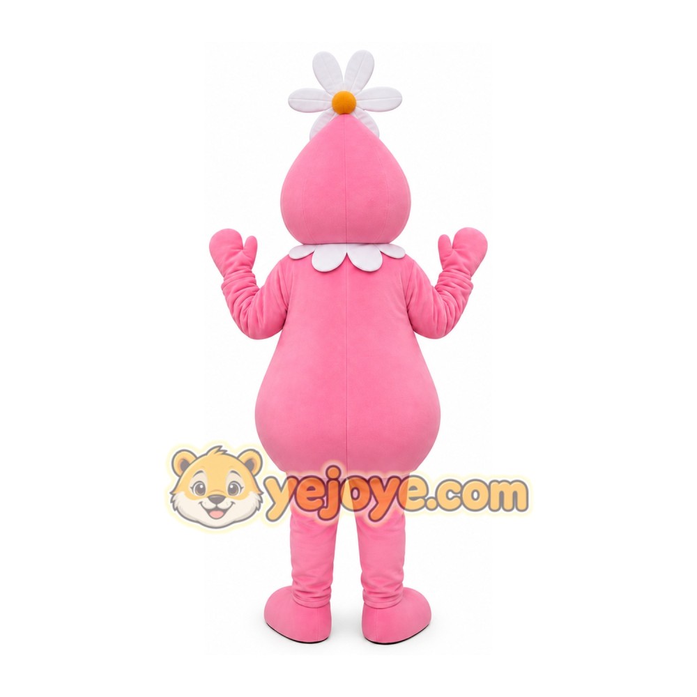 Pink Flower Character Mascot Costume