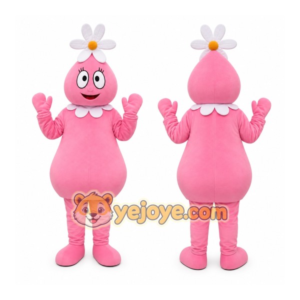 Pink Flower Character Mascot Costume