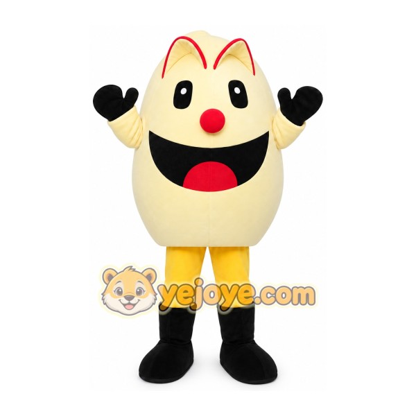 Happy Egg Mascot Costume Happy Egg Mascot Costume