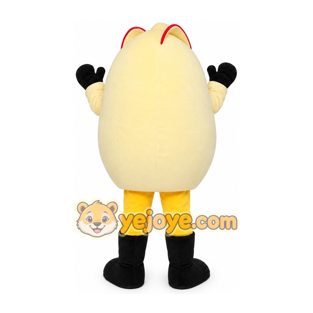 Happy Egg Mascot Costume Happy Egg Mascot Costume