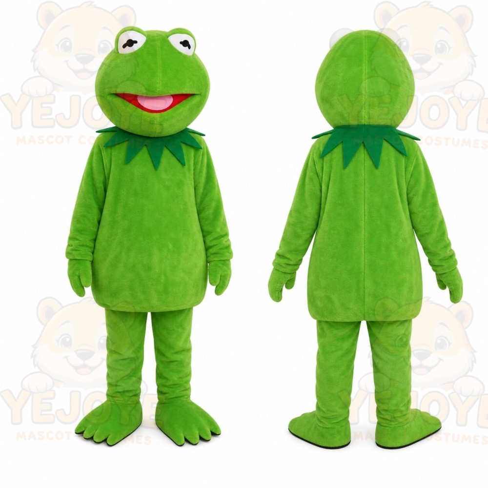 Green Frog Mascot Costume