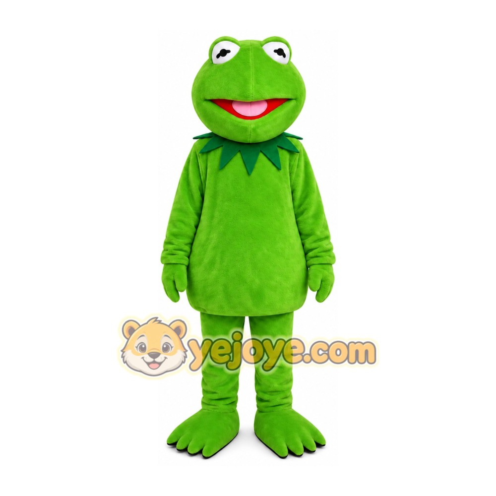 Green Frog Mascot Costume Green Frog Mascot Costume