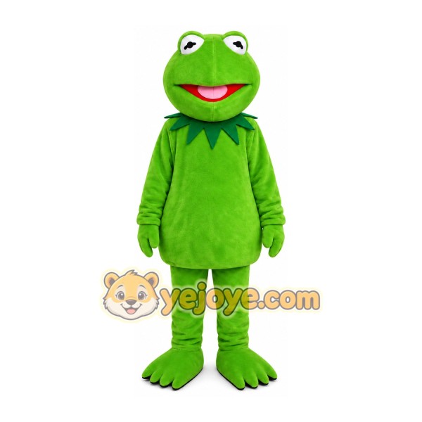 Green Frog Mascot Costume