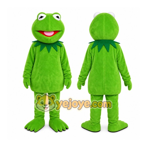 Green Frog Mascot Costume