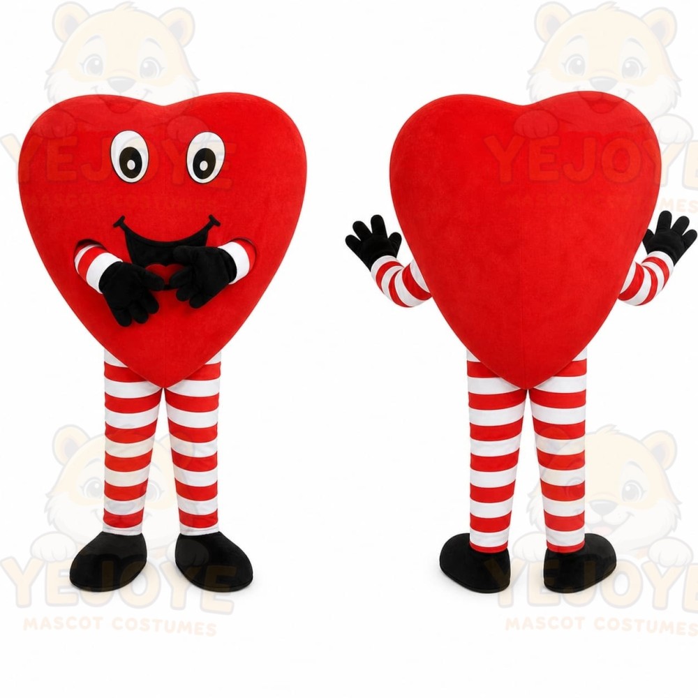 Red Heart Mascot Costume