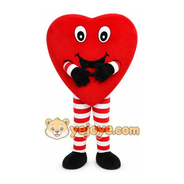 Red Heart Mascot Costume