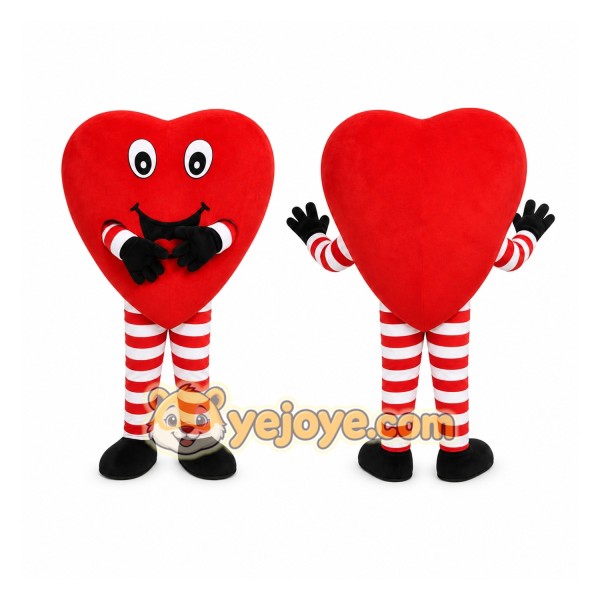 Red Heart Mascot Costume