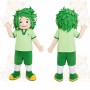 Green Hair Boy Mascot Costume