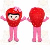 Strawberry Girl Mascot Costume