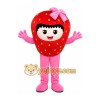 Strawberry Girl Mascot Costume Strawberry Girl Mascot Costume