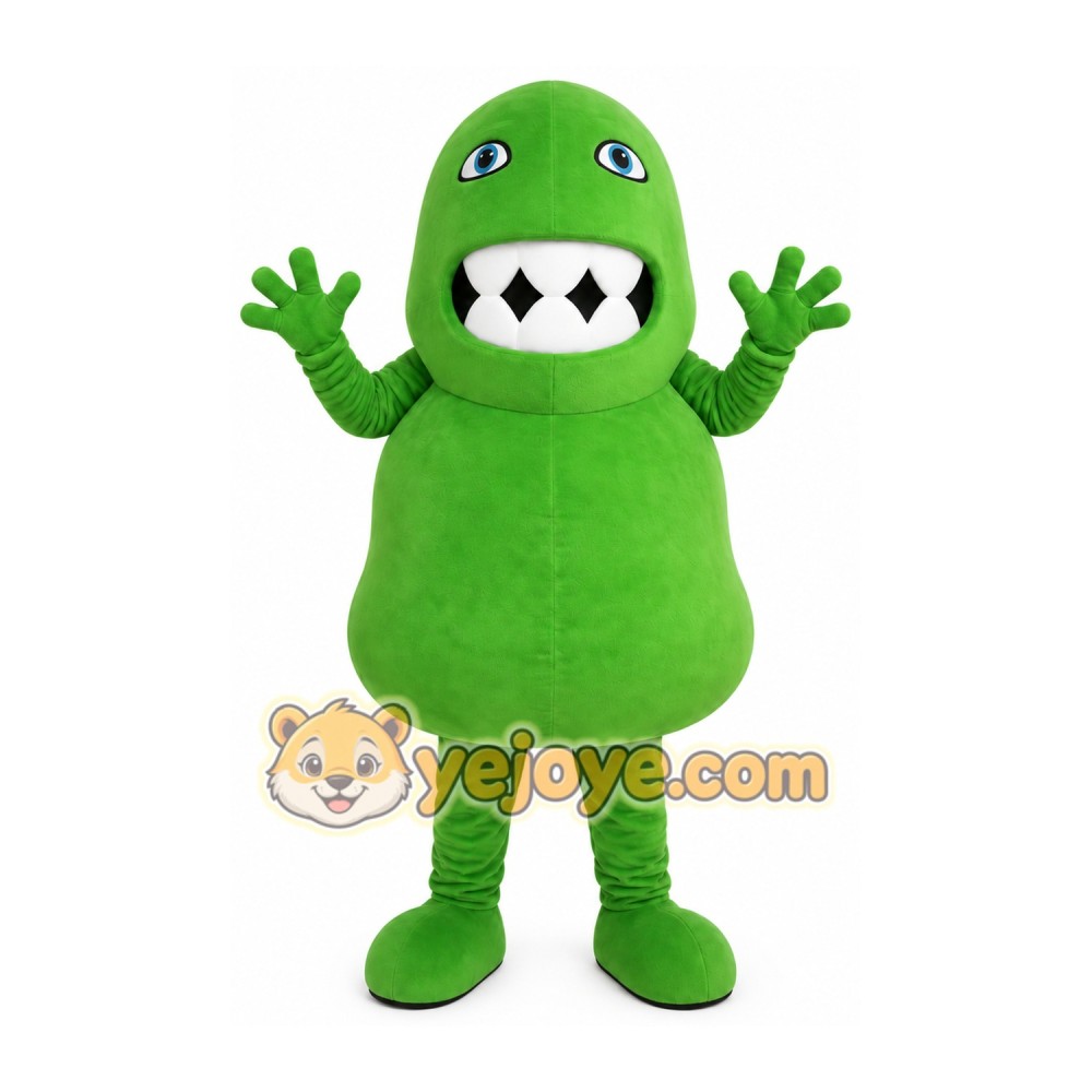 Green Monster Mascot Costume
