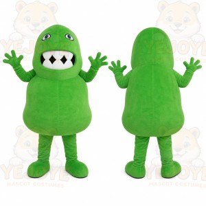 Green Monster Mascot Costume