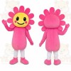 Pink Flower Mascot Costume