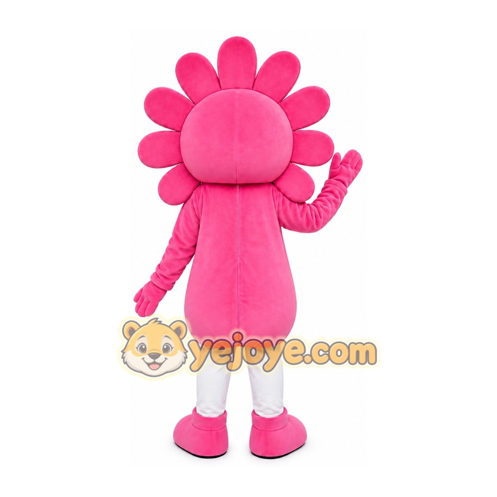 Pink Flower Mascot Costume