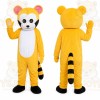 Yellow Raccoon Mascot Costume