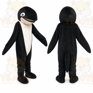 Black Dolphin Mascot Costume