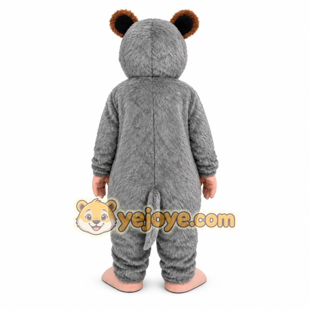 Gray Possum Mascot Costume Adult Plush Animal Character Suit Gray Possum Mascot Costume Adult Plush Animal Character Suit