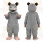 Gray Possum Mascot Costume Adult Plush Animal Character Suit