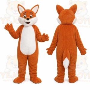 Orange Fox Mascot Costume