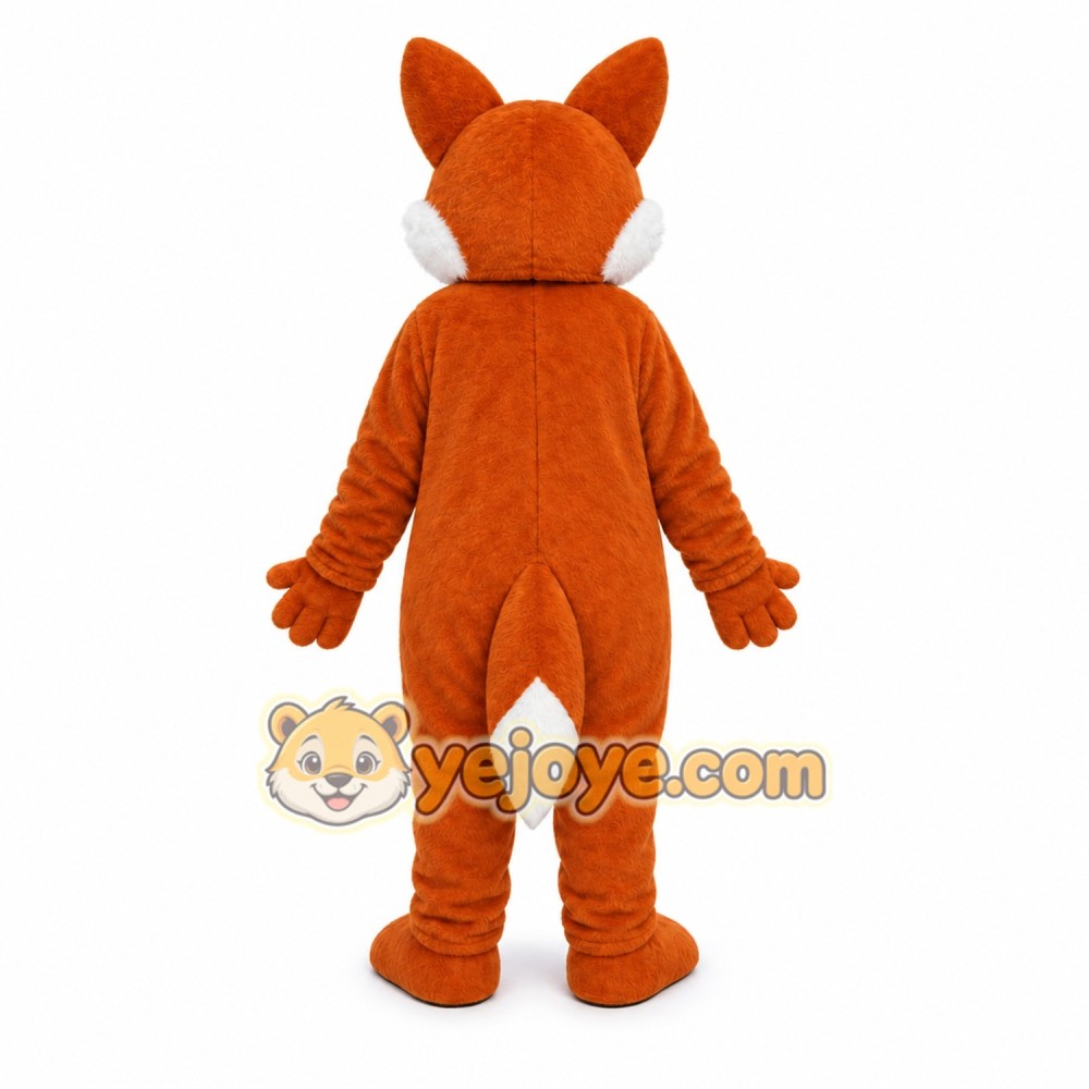 Orange Fox Mascot Costume Orange Fox Mascot Costume