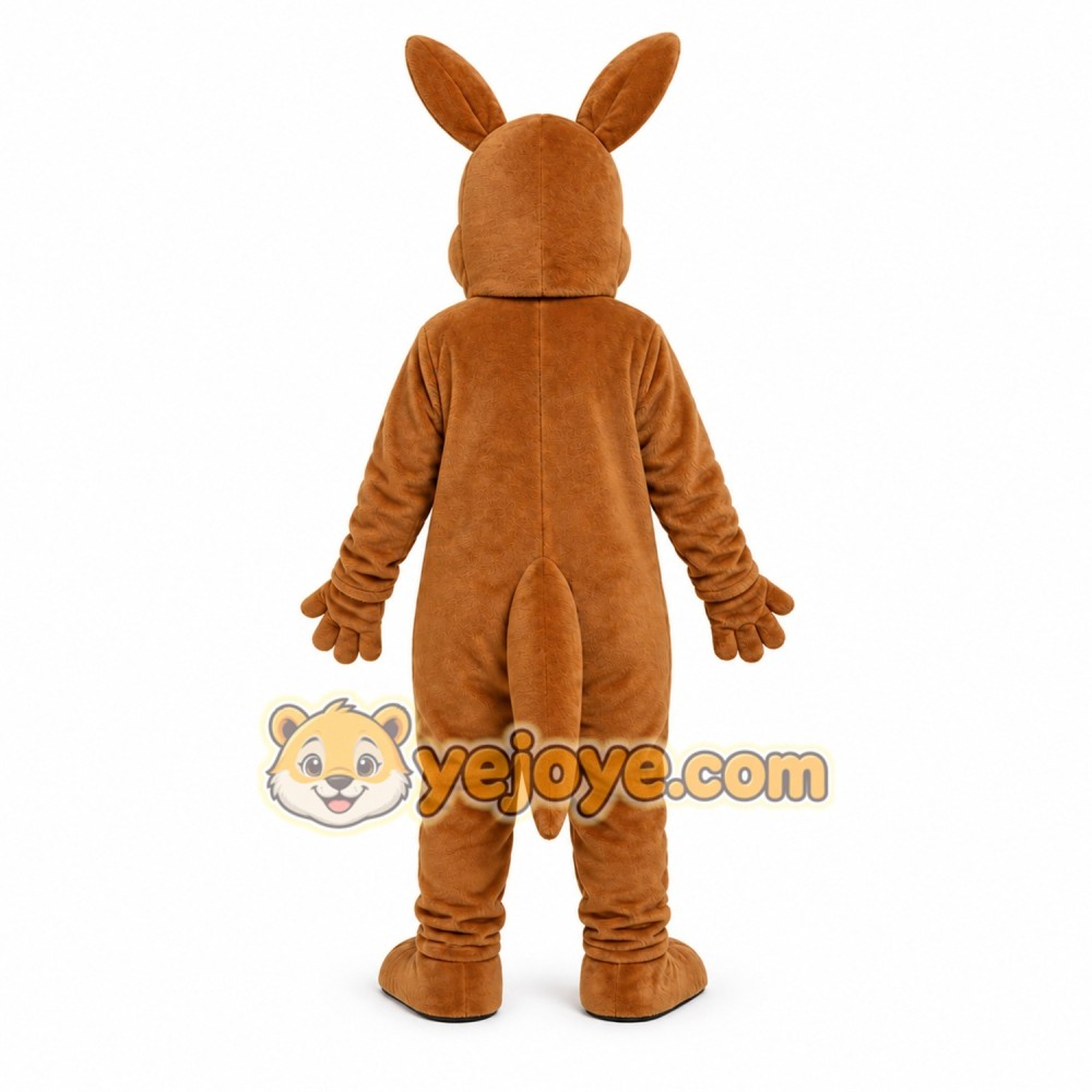 Brown Kangaroo Mascot Costume Brown Kangaroo Mascot Costume