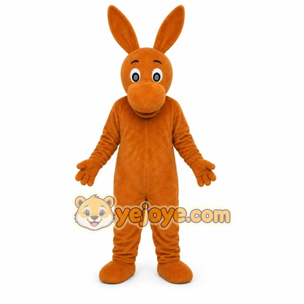 Brown Kangaroo Mascot Costume