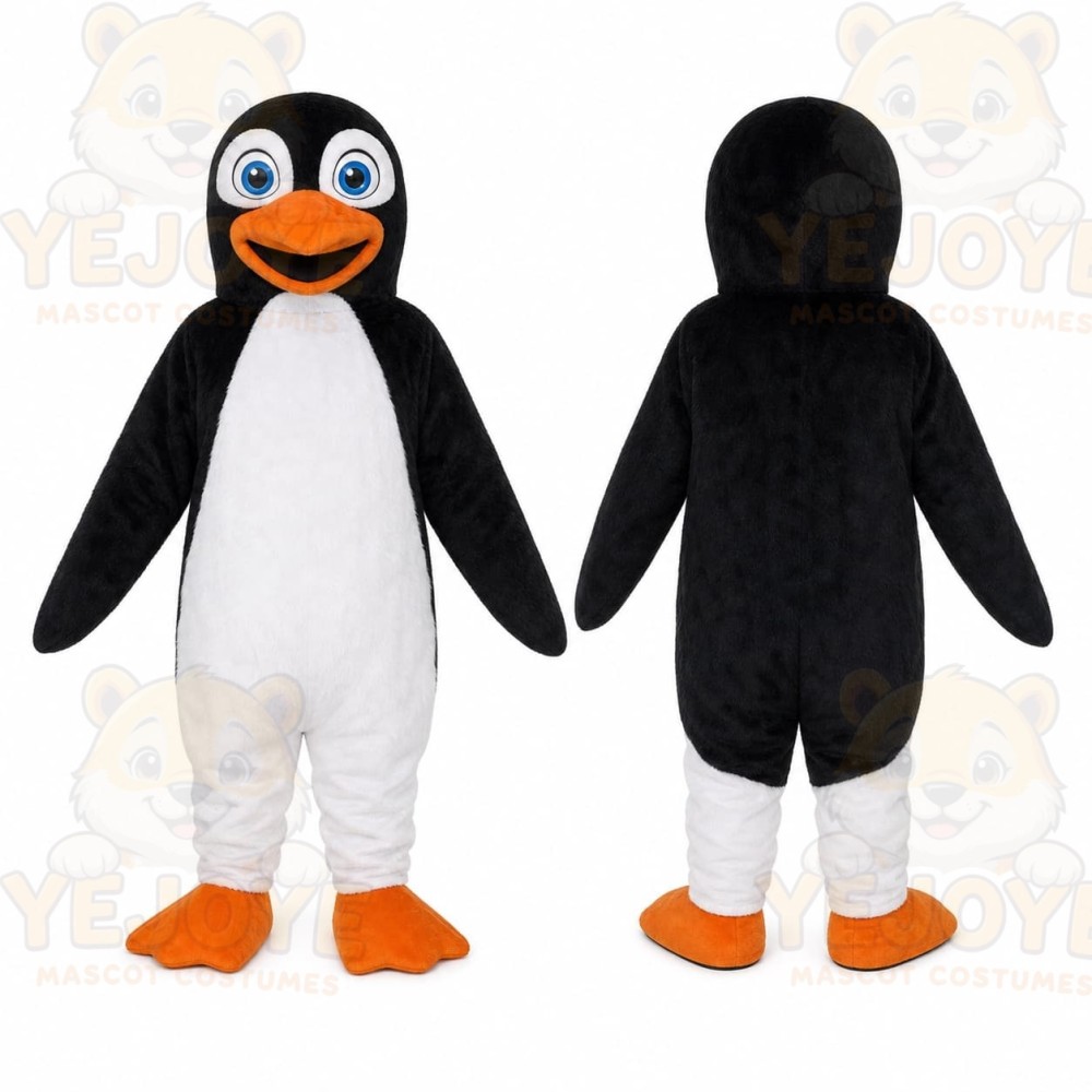 Black Penguin Mascot Costume