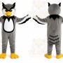 Gray Owl Mascot Costume