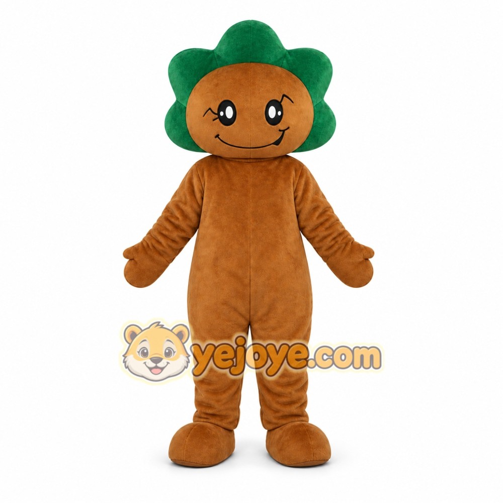 Brown Tree Mascot Costume Brown Tree Mascot Costume
