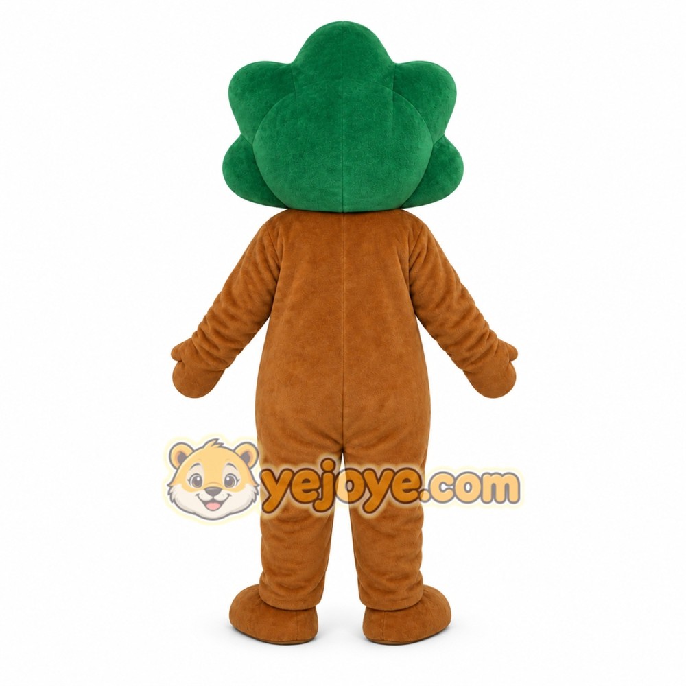 Brown Tree Mascot Costume Brown Tree Mascot Costume