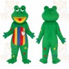 Green Frog Mascot Costume