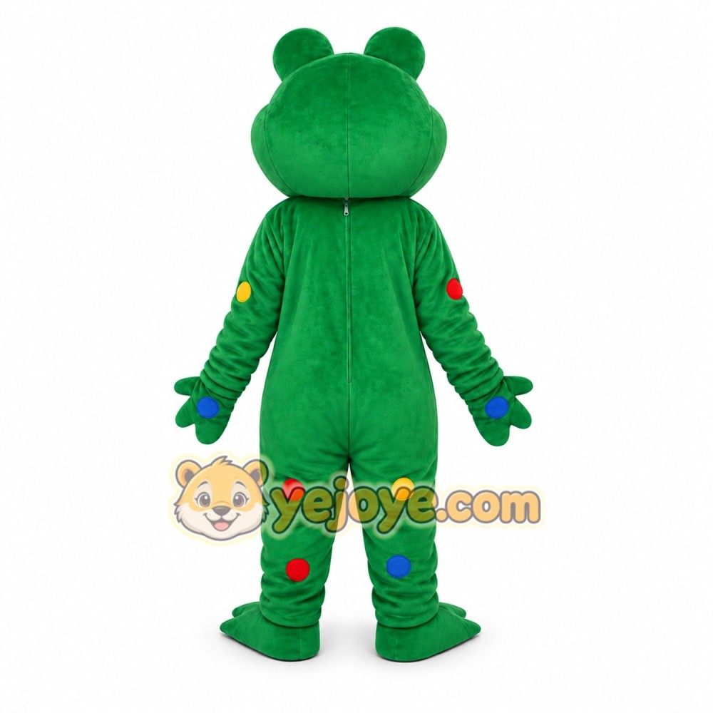 Green Frog Mascot Costume Green Frog Mascot Costume