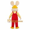 Rabbit Overalls Mascot Costume Rabbit Overalls Mascot Costume
