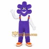 Purple Puzzle Piece Mascot Costume