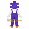 Purple Puzzle Piece Mascot Costume