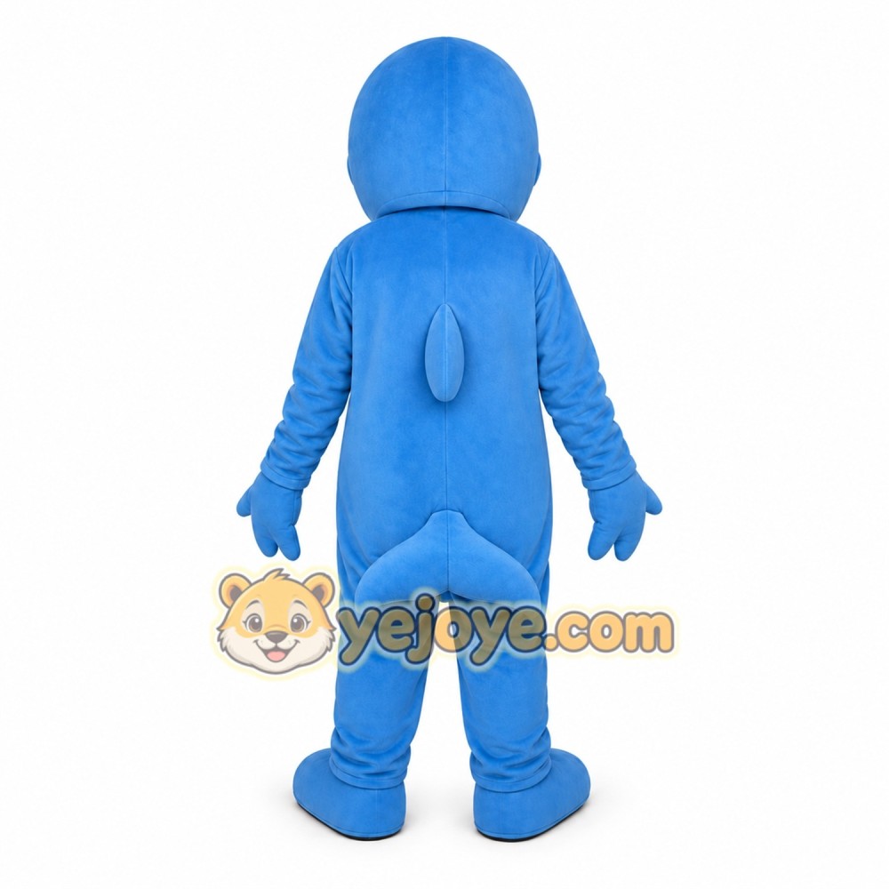 Blue Dolphin Mascot Costume Blue Dolphin Mascot Costume