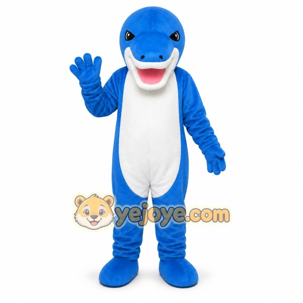 Blue Shark Mascot Costume