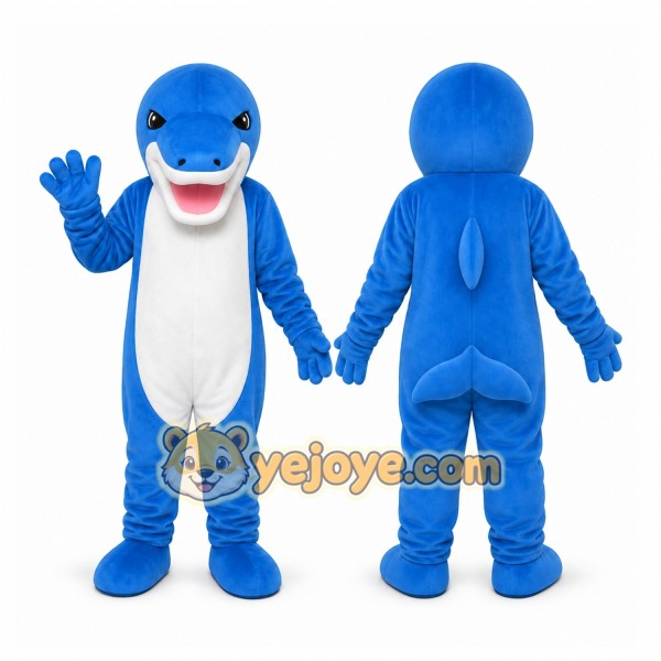 Blue Shark Mascot Costume