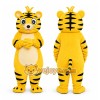 Yellow Tiger Mascot Costume