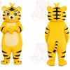 Yellow Tiger Mascot Costume