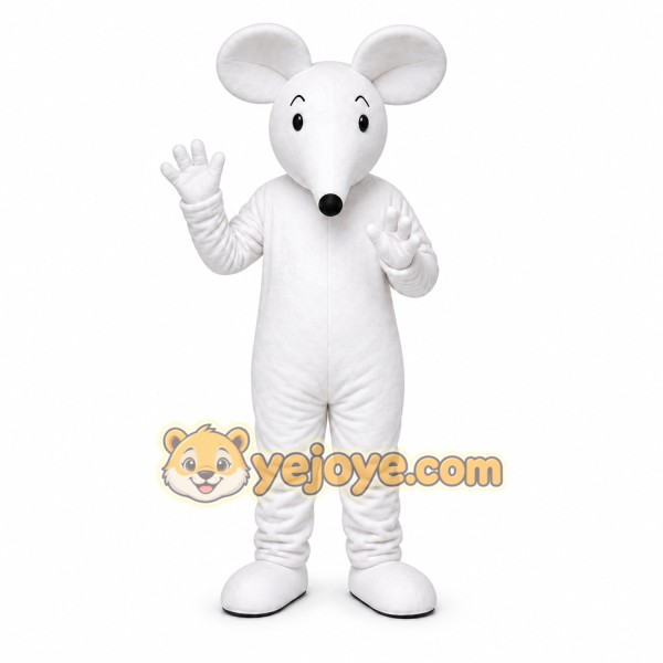White Mouse Mascot Costume White Mouse Mascot Costume