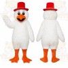Goose Red Hat Mascot Costume