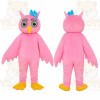 Pink Owl Mascot Costume
