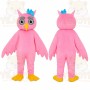 Pink Owl Mascot Costume