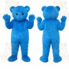 Blue Bear Mascot Costume