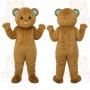 Tan Teddy Bear Mascot Costume